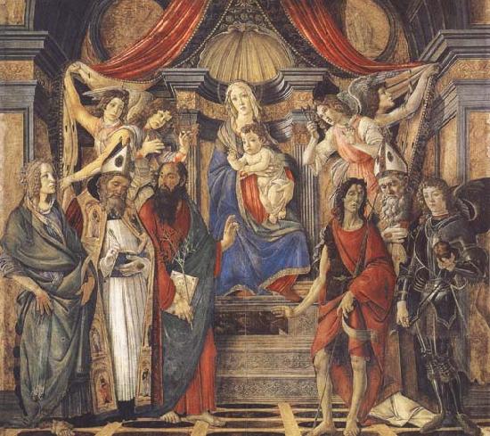 Sandro Botticelli St Barnabas Altarpiece Sweden oil painting art